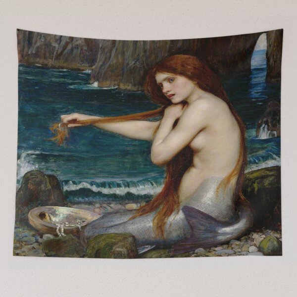 Item preview, John William Waterhouse - The mermaid designed and sold by Vivanne-art.