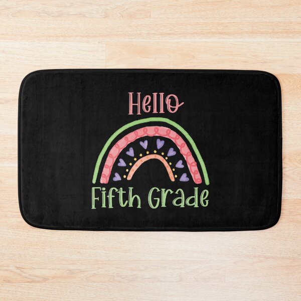 Item preview, Hello Fifth Grade Teacher Rainbow designed and sold by Respire2020.