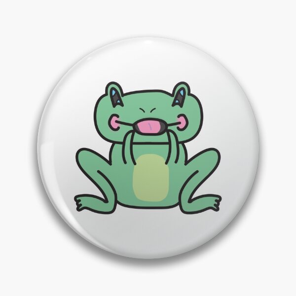 Item preview, Froggie Shocked - Sticker designed and sold by SatnSmkes.