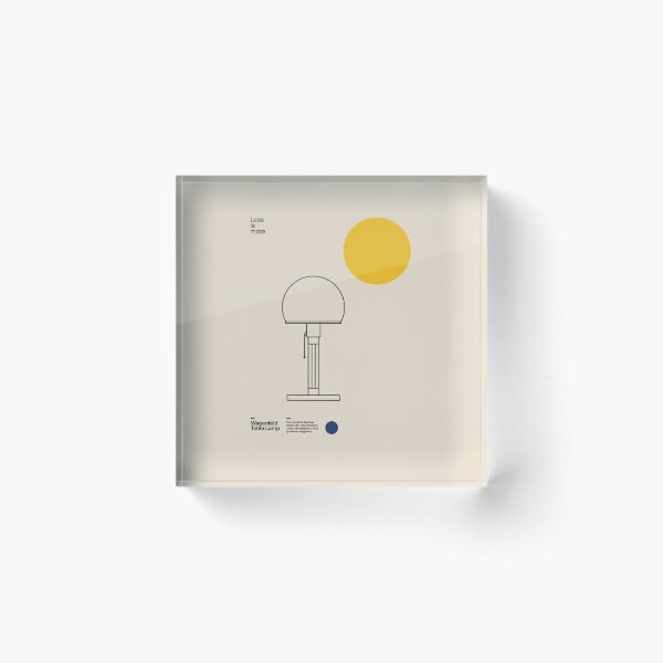 Artikel-Vorschau von Wagenfeld Tischlampe, Wilhelm Wagenfeld, Minimal Furniture Bauhaus Design, designt und verkauft von sub88.