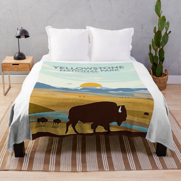 Item preview, YELLOWSTONE - National Park Poster designed and sold by braitspire.