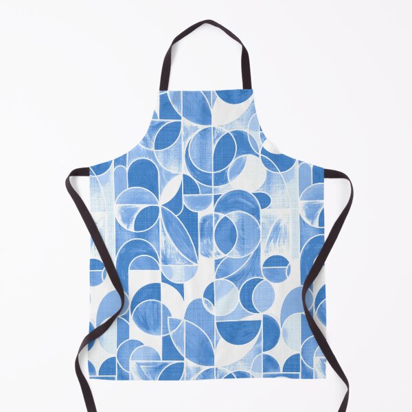 Item preview, Paint Washed Modern Geometric - Cornflower Blue designed and sold by TigaTiga.