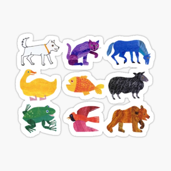 Artikel-Vorschau von Eric Carle Tiere, designt und verkauft von RorykoSmith.