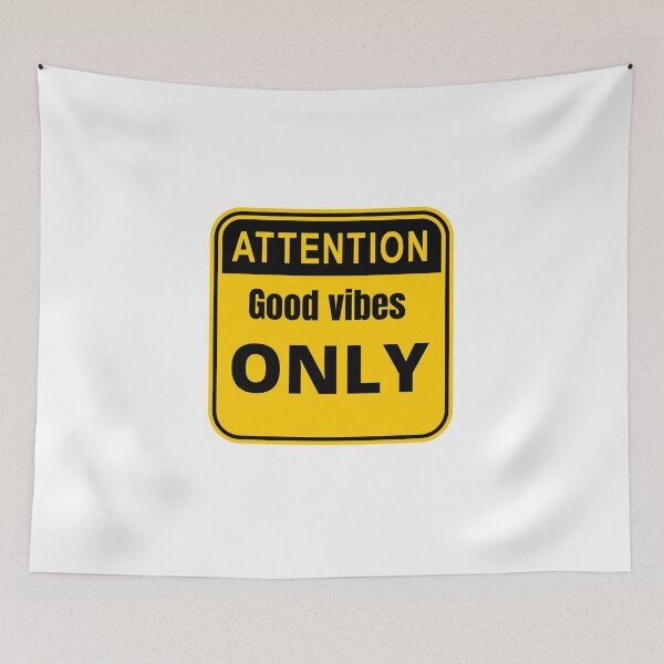 Item preview, Attention, good vibes only  designed and sold by Moonlight-Art-.