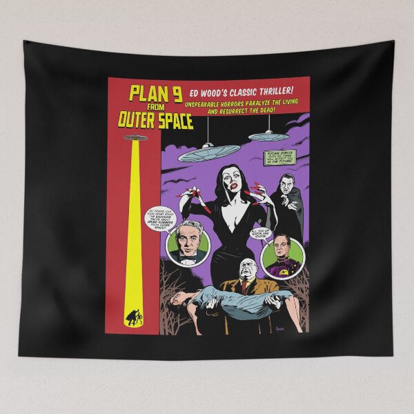 Item preview, Funny Man Plan 9 From Outer Space Graphic For Fans designed and sold by BerniceWunsch.