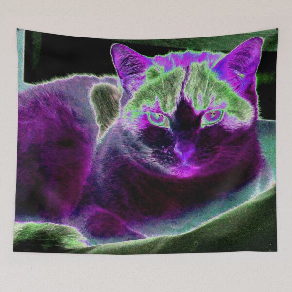 Item preview, Daisy Cat Abstract designed and sold by Carlo Varo.