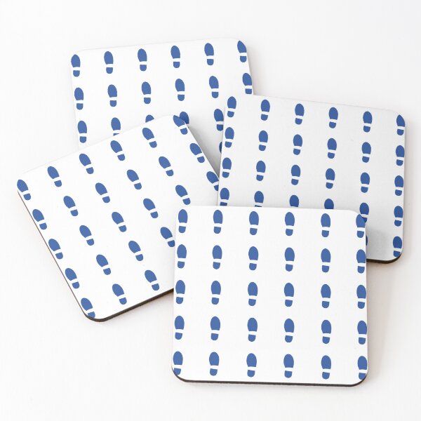 Item preview, Blue Footprints (Pattern) designed and sold by PSheekey.