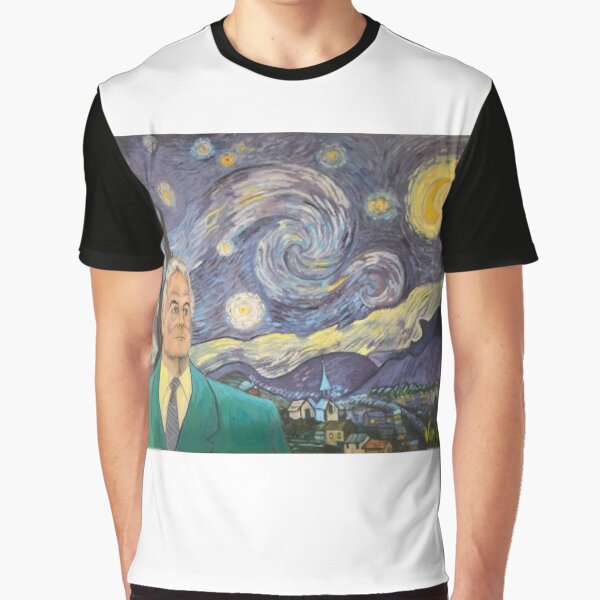 Van Gough Grafik T-Shirt