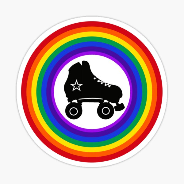 Item preview, Pride Rainbow quad skate LGBTQ designed and sold by Natalia  Bianco.