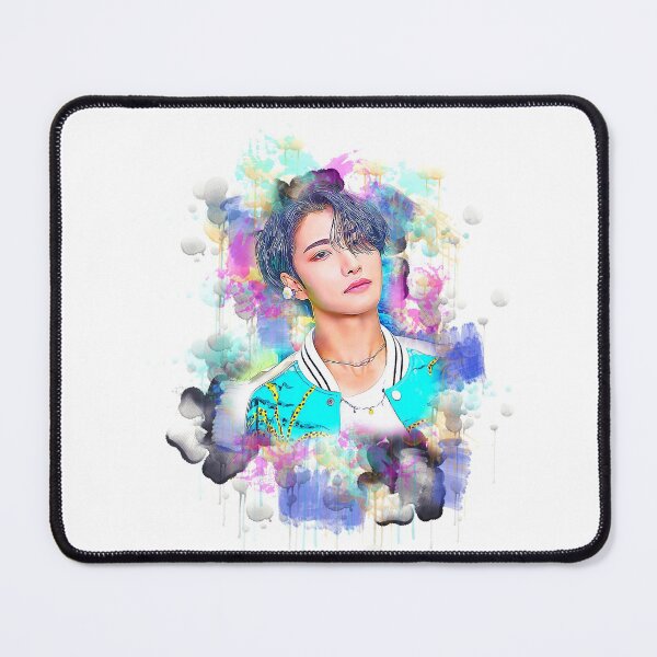 Item preview, Ateez Seong Hwa colorful art designed and sold by Lajibolalaa.