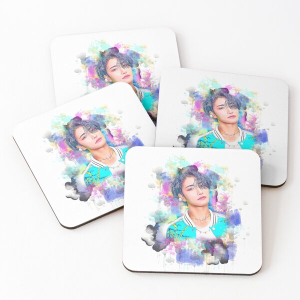 Item preview, Ateez Seong Hwa colorful art designed and sold by Lajibolalaa.