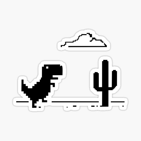 T-Rex BMX Offline Sticker for Sale by Carlo Betanzos