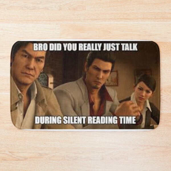 Item preview, Yakuza silent reading time designed and sold by shitpostanon.