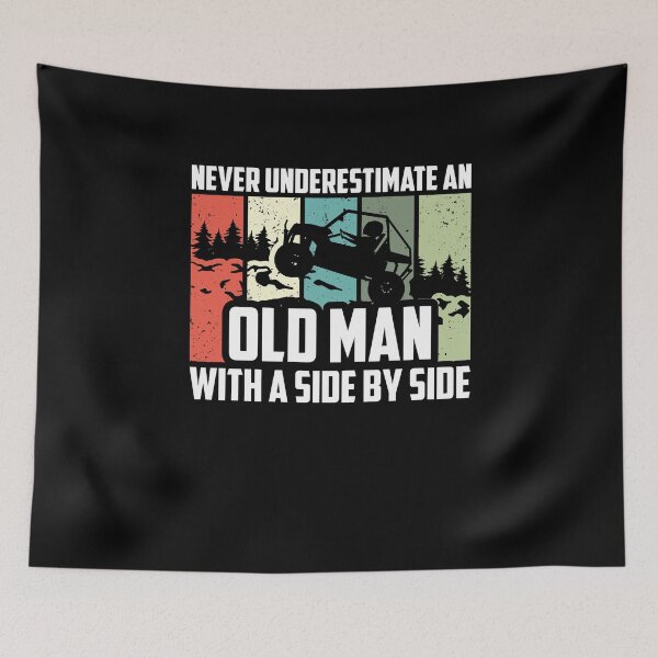 Item preview, Never Underestimate An Old Man With A Side By Side designed and sold by TheReallyNiceStuff.
