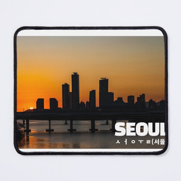 Item preview, Seoul Han River Bridge and Yeouido Sunset designed and sold by yoomyngsang.