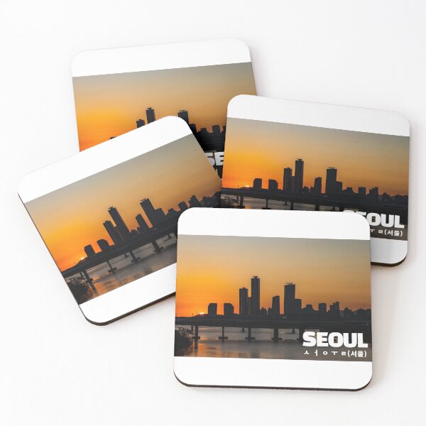 Item preview, Seoul Han River Bridge and Yeouido Sunset designed and sold by yoomyngsang.