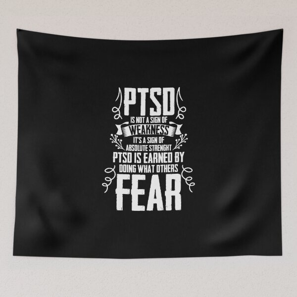 Item preview, PTSD Is Not A Sign Of Weakness Support Happiness Healthcare designed and sold by Nessshirts.
