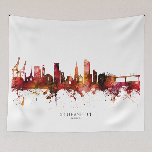 Item preview, Southampton England Skyline designed and sold by ArtPrints.