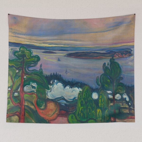 Item preview, Edvard Munch - Train Smoke, 1900 designed and sold by Vivanne-art.