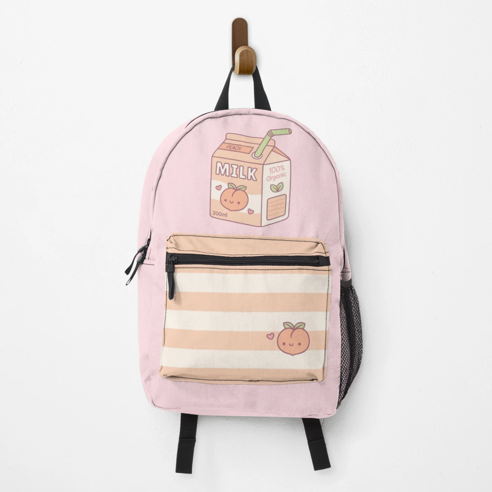 Cute Peach Milk Carton Box display picture 1