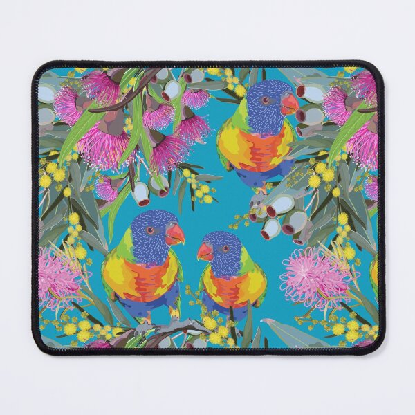 Item preview, Rainbow Lorikeet Pattern designed and sold by Sketchbook Designs.