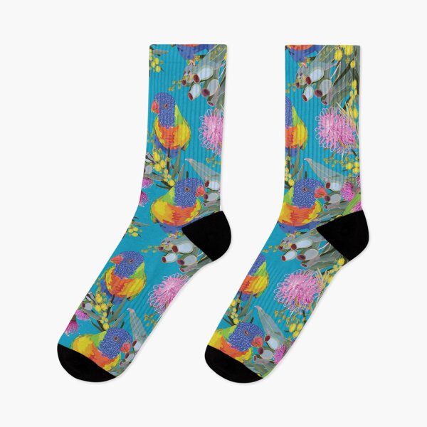 Item preview, Rainbow Lorikeet Pattern designed and sold by Sketchbook Designs.