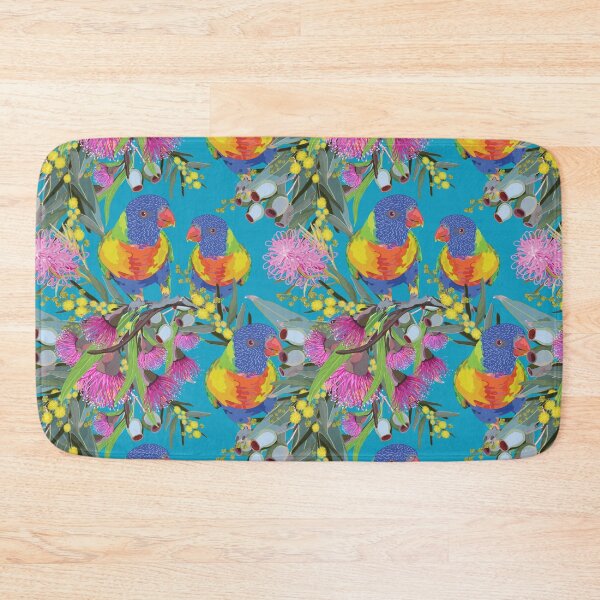 Item preview, Rainbow Lorikeet Pattern designed and sold by Sketchbook Designs.