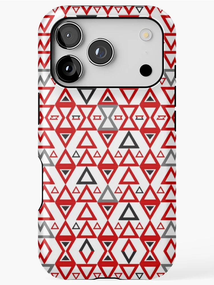 Thumbnail 1 of 4, iPhone Case, Triangle Pattern designed and sold by CreativeMansion.
