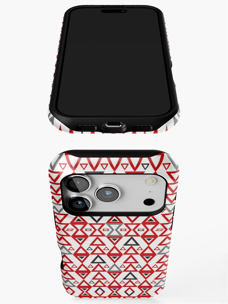 Thumbnail 3 of 4, iPhone Case, Triangle Pattern designed and sold by CreativeMansion.