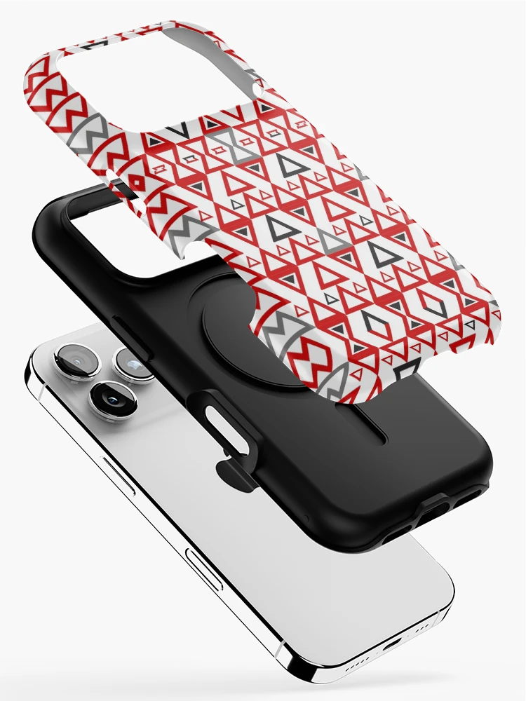 Thumbnail 2 of 4, iPhone Case, Triangle Pattern designed and sold by CreativeMansion.