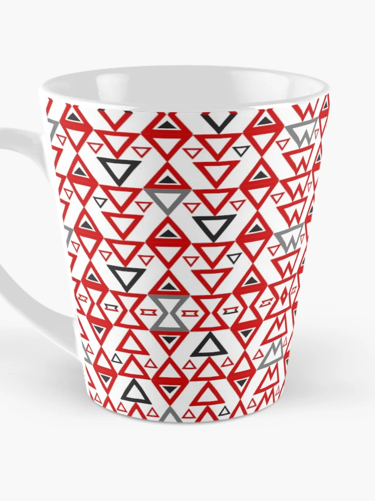 Thumbnail 3 of 4, Coffee Mug, Triangle Pattern designed and sold by CreativeMansion.