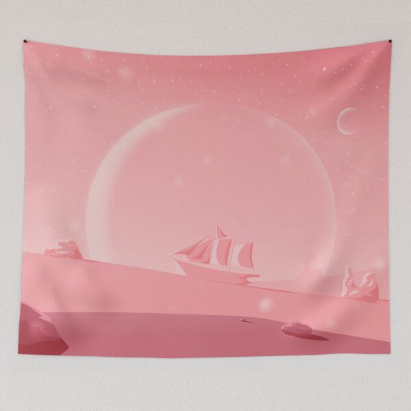Item preview, Sci-fi Desert - Fantasy Illustration designed and sold by Ley-yanna.