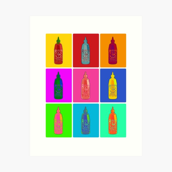 Aperçu de l'œuvre Sriracha d'Andy Warhol créée et vendue par ksdc90.