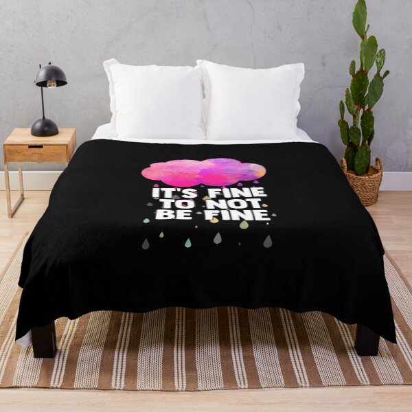 Item preview, It's Fine Not To Be Fine Mental Health Awareness Healthcare designed and sold by Nessshirts.