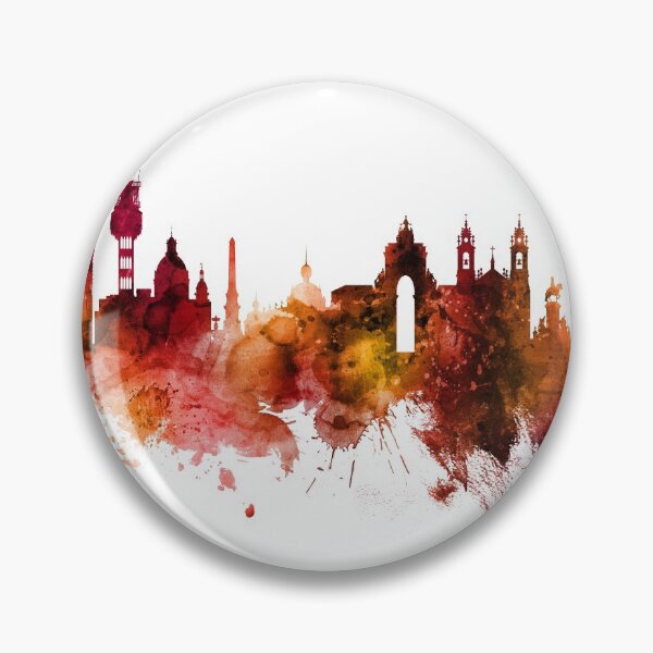 Aperçu de l'œuvre Lisbon Portugal Skyline créée et vendue par ArtPrints.