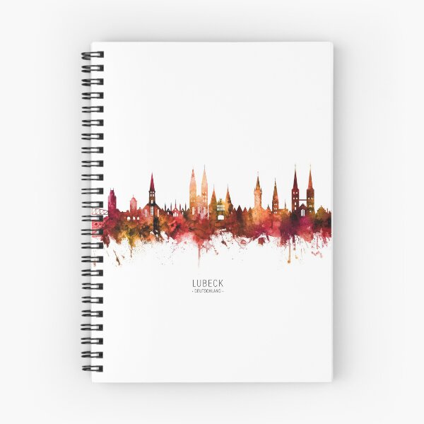 Item preview, Lubeck Germany Skyline designed and sold by ArtPrints.