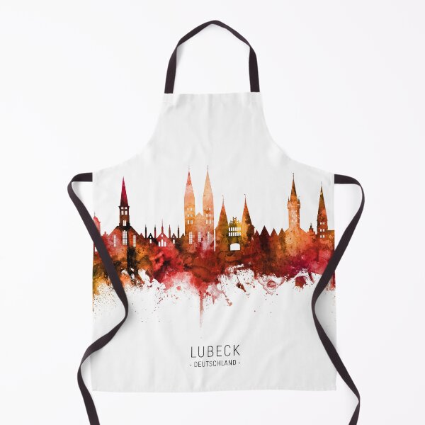 Item preview, Lubeck Germany Skyline designed and sold by ArtPrints.