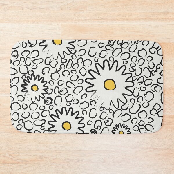 Item preview, Flower Black and white Line pattern  designed and sold by LIRAZ ZIV.