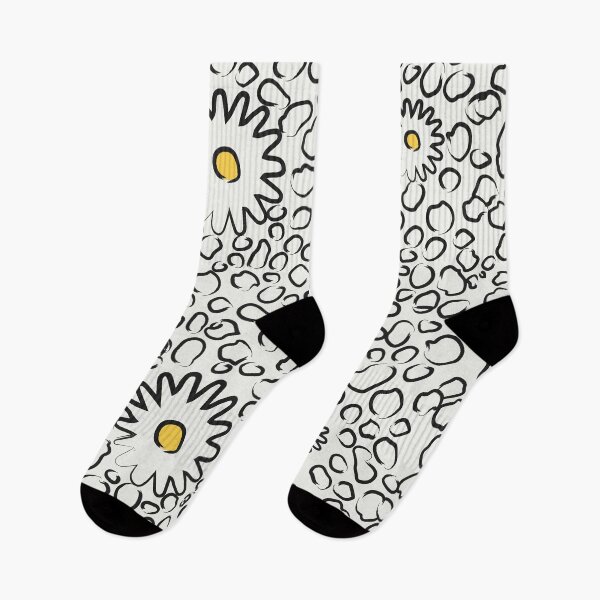 Item preview, Flower Black and white Line pattern  designed and sold by LIRAZ ZIV.