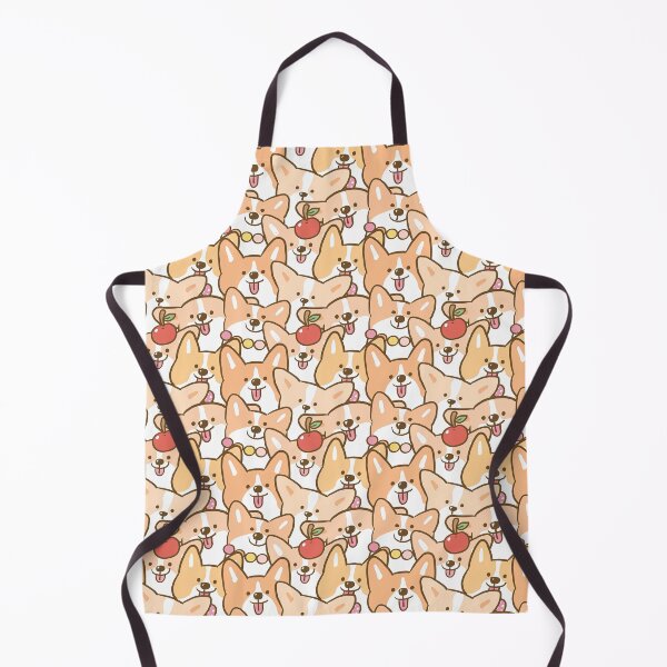 Item preview, Corgi Dog Pattern, Corgi Dog Seamless Pattern, Corgi Dog designed and sold by graphic-genie.