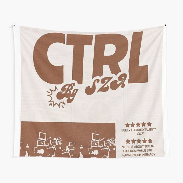 Sza Ctrl Album Cover Poster Wall Decor Tapestry Aesthetic Room Decor  American Singer Meme Banner Wallpapers Background Cloth - AliExpress