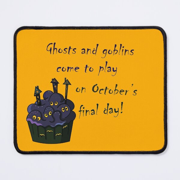 Item preview, Halloween Monster quote- Ghosts and Goblins designed and sold by EvaMelindy.