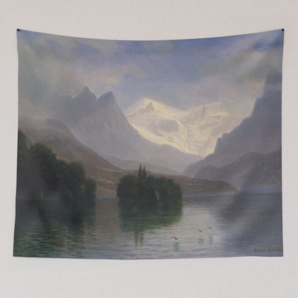 Item preview, Albert Bierstadt "Mountain Scene" designed and sold by sunny-007.