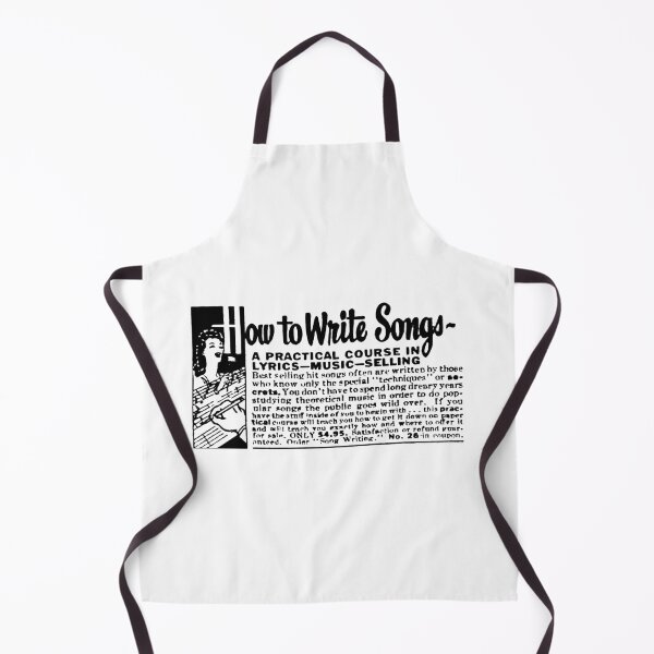 Item preview, HOW TO WRITE SONGS - ADVERT designed and sold by ThrowbackAds.