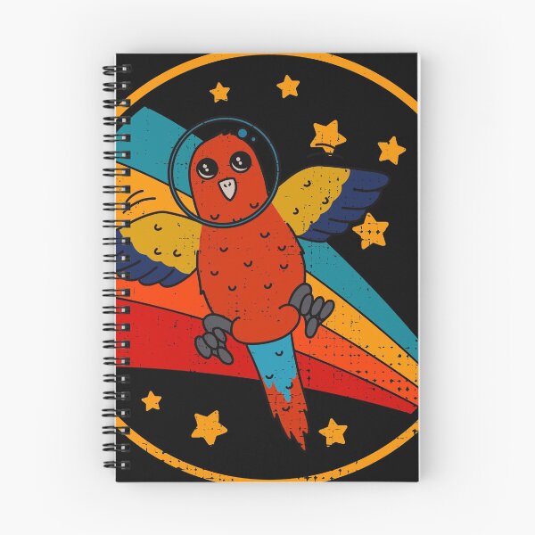 Item preview, Cute Vintage Scarlet Macaw Owner Retro Macaw In Space designed and sold by JokeGysen.