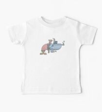 Pirate Whale Baby T-Shirt