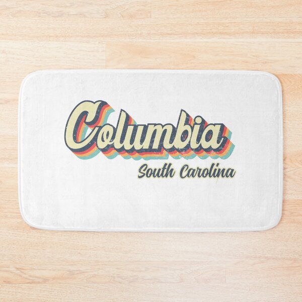 Item preview, Columbia city South Carolina Retro Vintage 70s rainbow designed and sold by Teelogic.