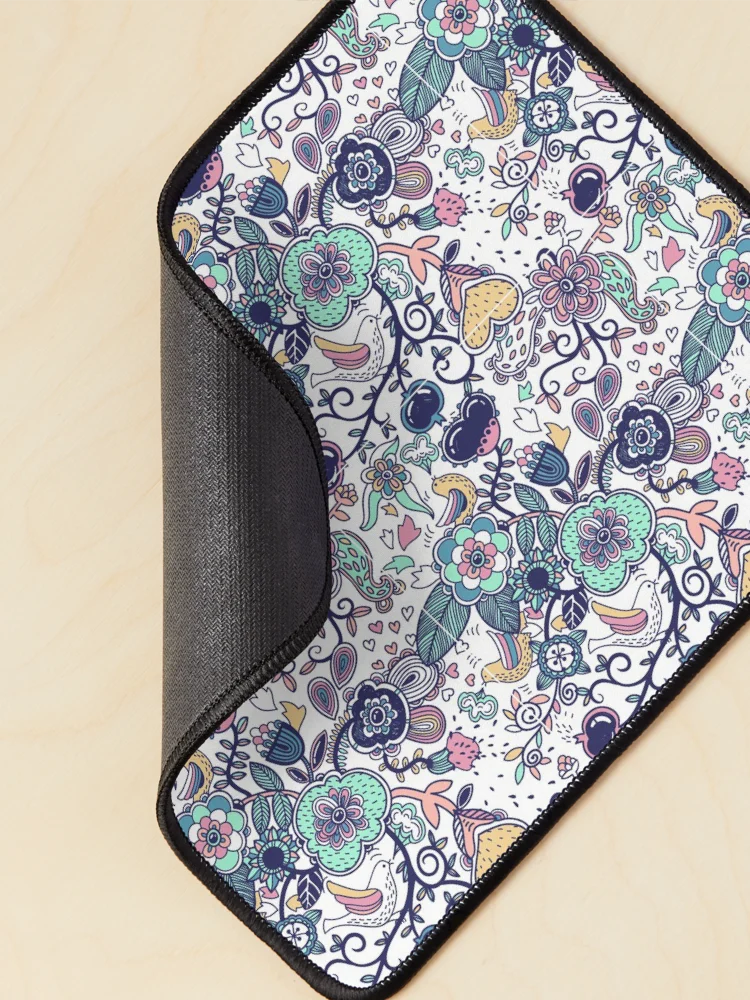 Thumbnail 2 of 5, Mouse Pad, Flowery Pattern Design designed and sold by Youpattern.