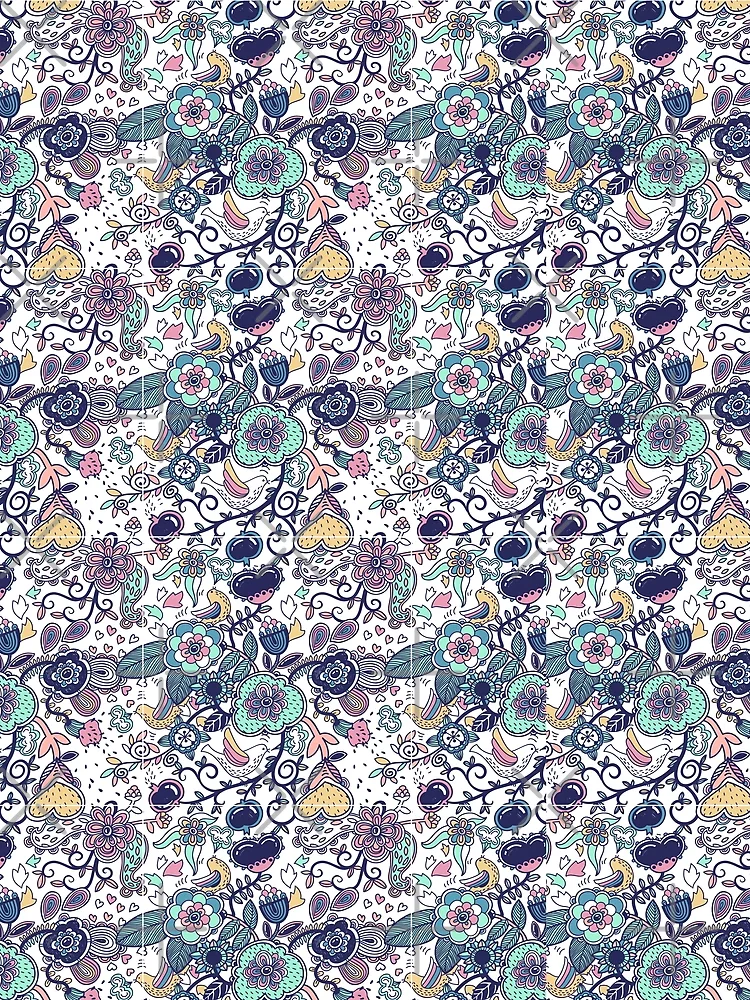 Thumbnail 3 of 3, Scarf, Flowery Pattern Design designed and sold by Youpattern.