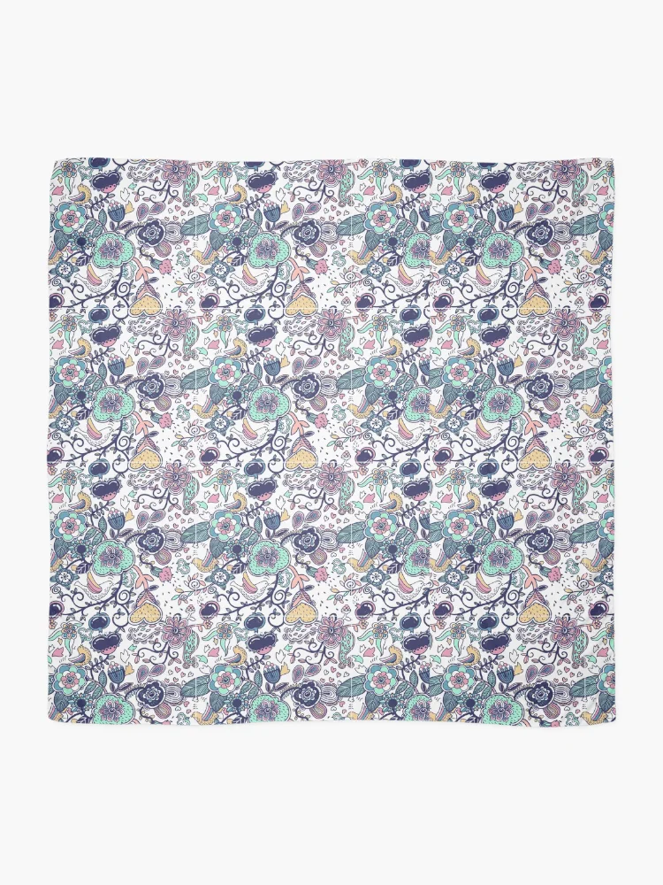 Thumbnail 2 of 3, Scarf, Flowery Pattern Design designed and sold by Youpattern.